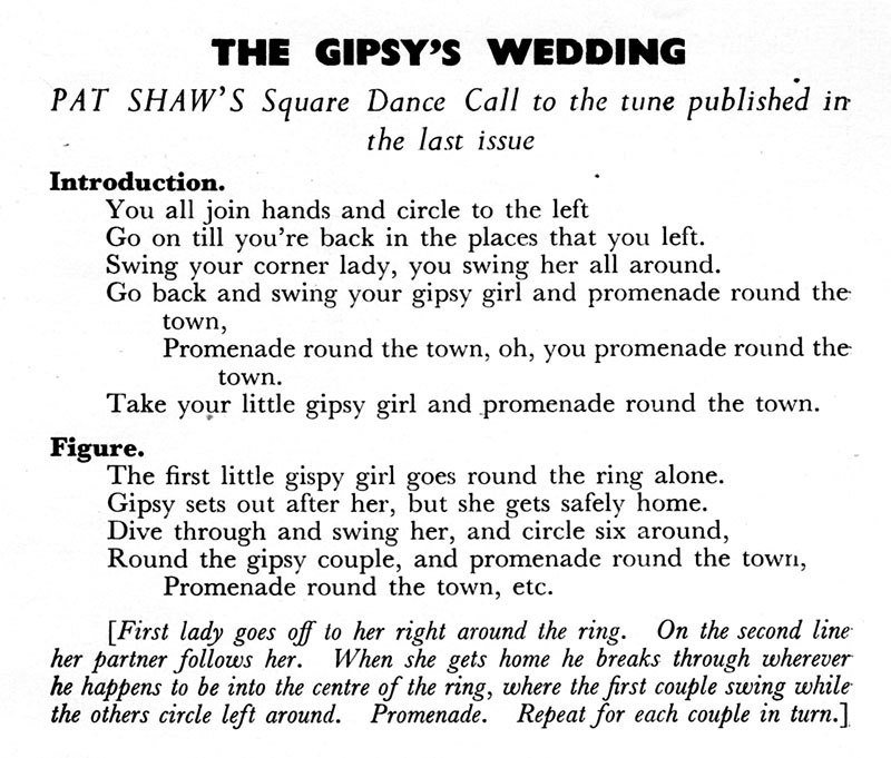 The Gipsy's Wedding